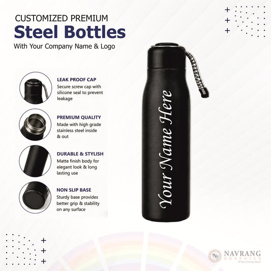 Premium Water Bottle | Best for Corporate Gifting | Navranggraphics.in