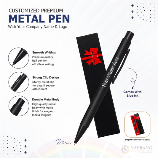 Premium Metal Pen | Best Corporate Gift | Navranggraphics.in