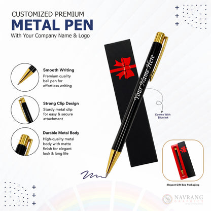 Premium Metal Pen | Best Corporate Gift | Navranggraphics.in