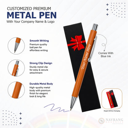 Premium Metal Pen | Best Corporate Gift | Navranggraphics.in