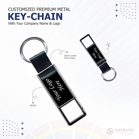 Premium Metal Keychain | Best for Corporate Gifting | Navranggraphics.in