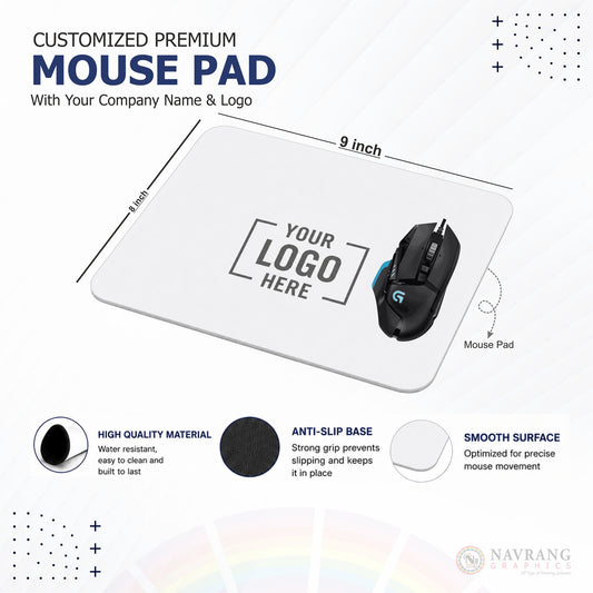 Customized Mouse Pad | Best for Corporate Gifting | Navranggraphics.in