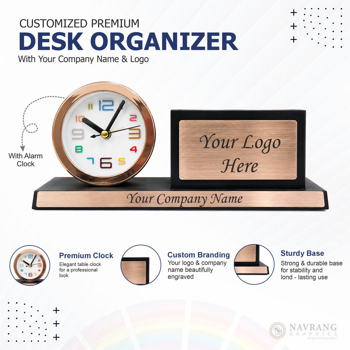 Premium Desk Organizer | Best for Corporate Gifting | Navranggraphics.in