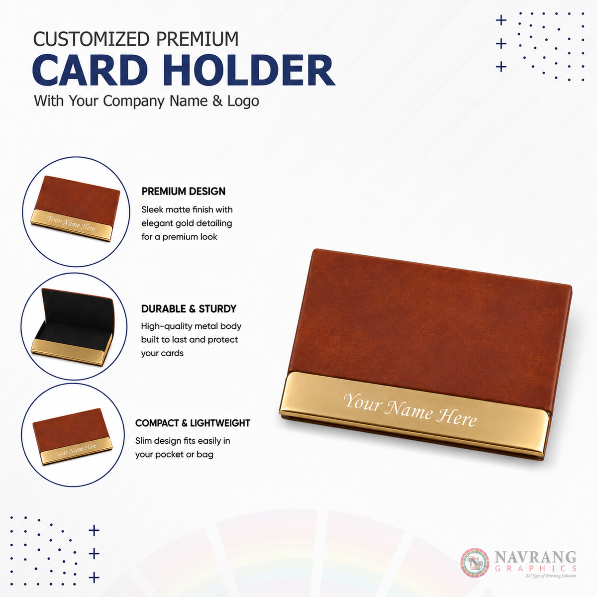 Premium Visiting Card Holders | Best Corporate Gift | Navranggraphics.in