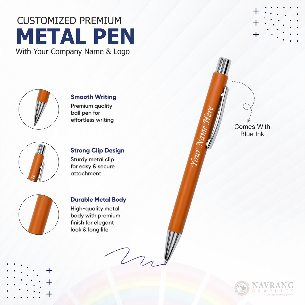 Customized Premium Executive 3 in 1 Corporate Gift Set with Company Logo | Diary, Pen and Keychain