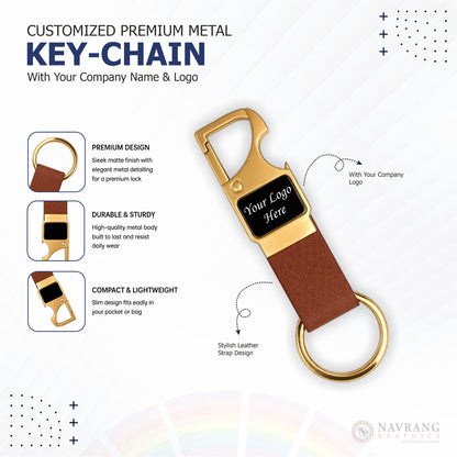 Customized Premium 4 in 1 Gift Set | Diary, Pen, Keychain & Card Holder with Company Logo | Peach Customized Polo T-Shirt With Your Company Logo | Order Logo Printed Tees | Navranggraphics.in