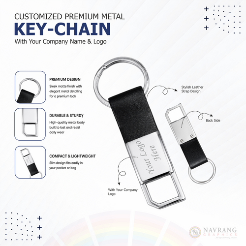 Silver Leather Loop