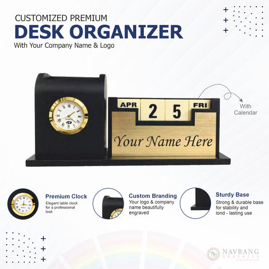 Premium Desk Organizer | Best for Corporate Gifting | Navranggraphics.in