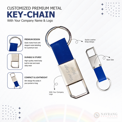 Premium Metal Keychain | Best for Corporate Gifting | Navranggraphics.in