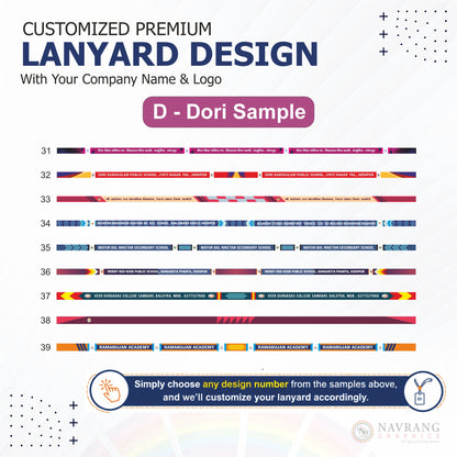 Customized Multicolor Lanyards | Customized With Your Company Logo | Navranggraphics.in (Copy)